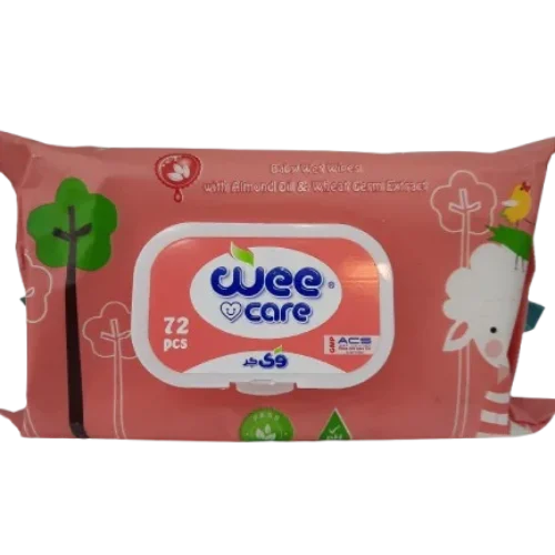 دستمال مرطوب وی کر ۷۲ عددی (Weecare)