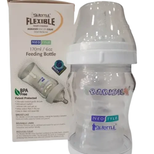 شیشه شیر بیبی سیل ۱۷۰ میل برند (BabySil)
