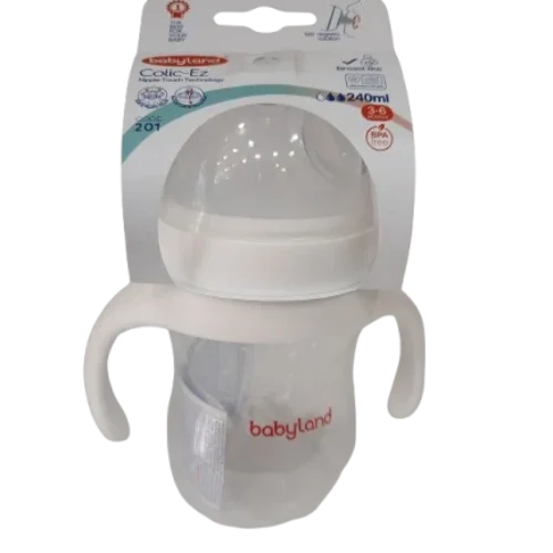 شیشه شیر ۲۴۰ میل آنتی کولیک بیبی لند (BabyLand)